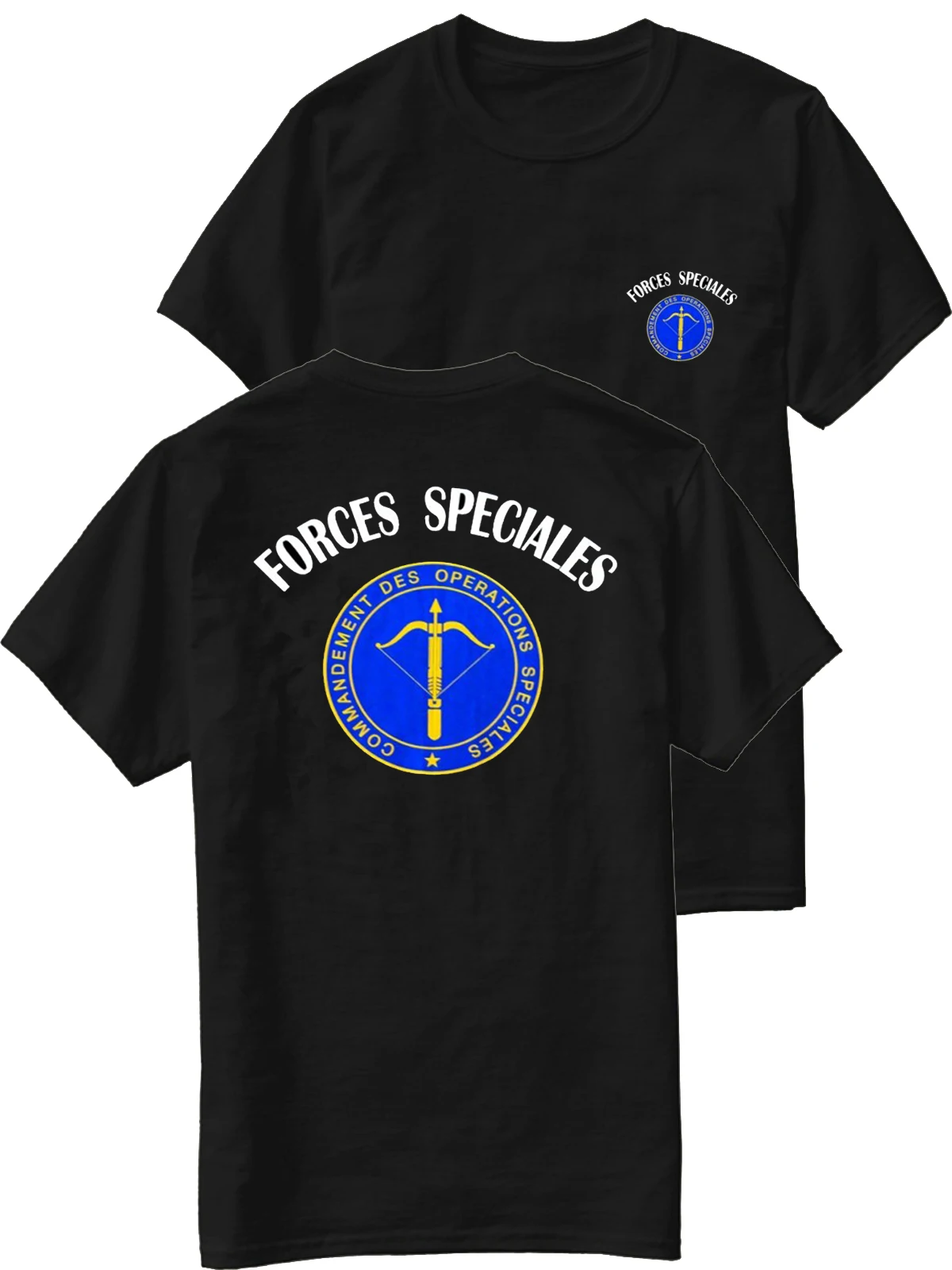 French Army COS Special Operations Command T-Shirt Short Sleeve Casual 100% Cotton O-Neck Summer Mens T-shirt Size S-3XL