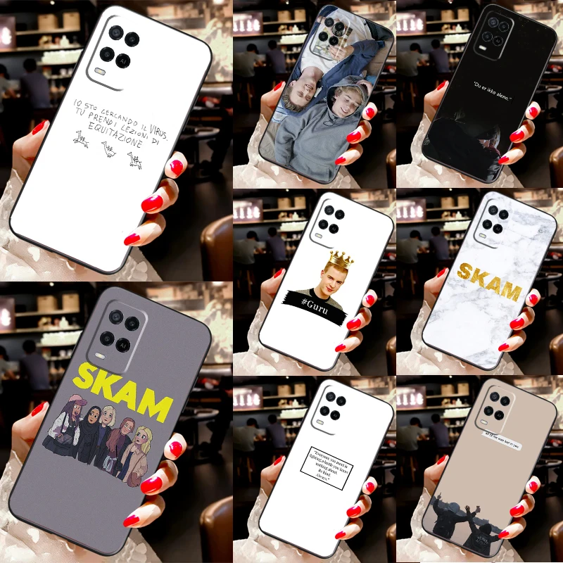 Norwegian TV Skam Case For Oppo A16 A76 A96 A58 A78 A98 A5 A9 A91 A52 A72 A74 A94 A54 S A57 A77 A15 A17 Cover