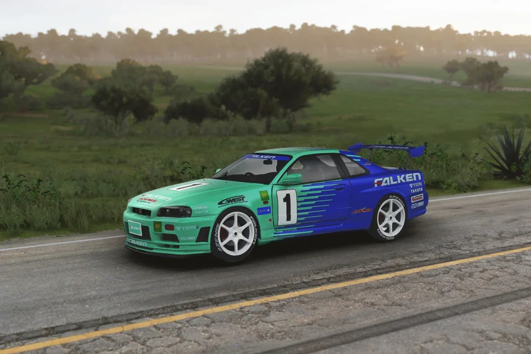 Fast Speed FS 1:64 Skyline R34 BNR34 Diecast Model Car