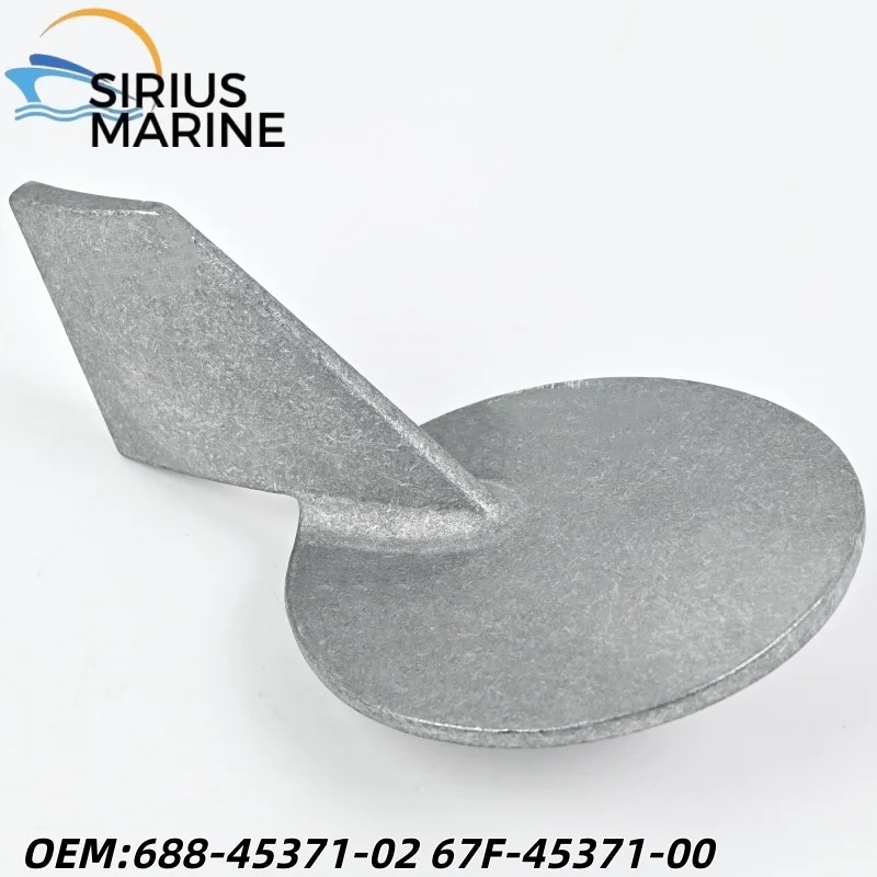 

Outboard motor parts Replace For YAMAHA 4 Stroke 50-100HP Zinc Trim Tab Anode 688-45371-02/67F-45371-00