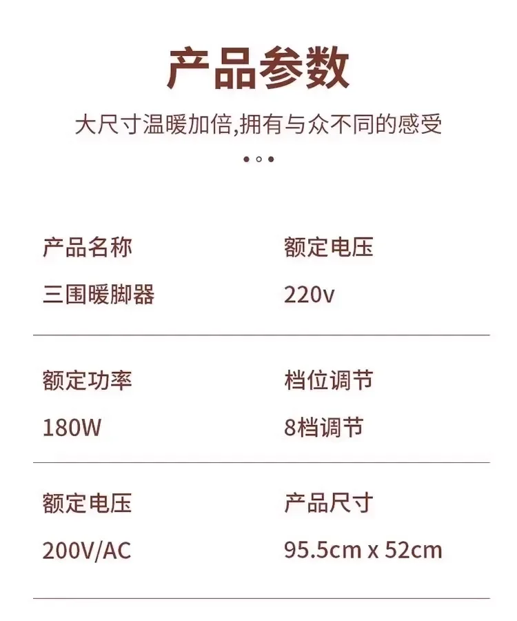 220 فولت الكهربائية جهاز تدفئة القدمين تحت مكتب لوحة التدفئة لمكتب الشتاء أقدام دافئة CEC #6