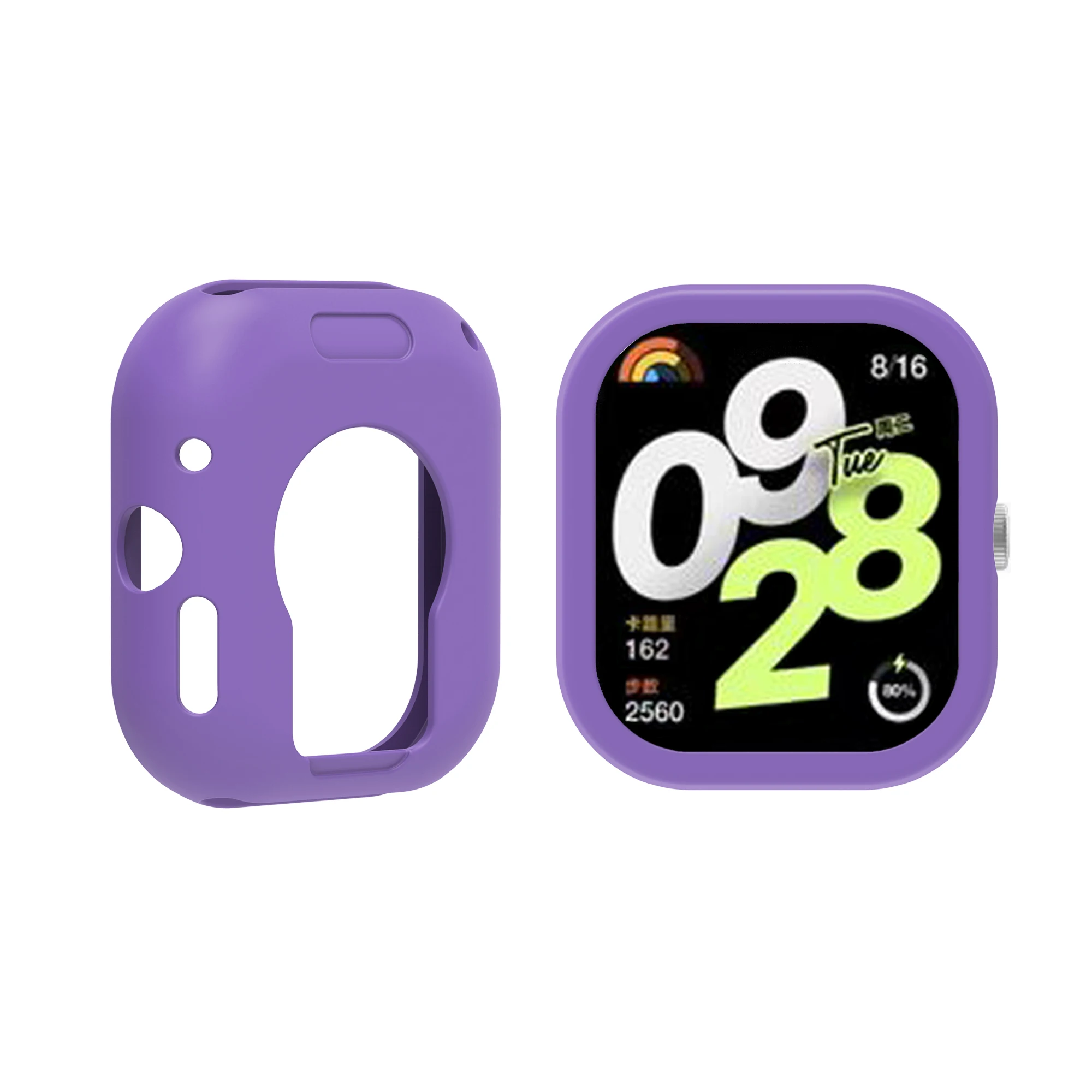 Beyeser For Redmi Watch 4 Watch Band Case Soft Tpu Siliconen Beschermende Shell Watchcase Anti-Drop Vervangende Conservering Shell