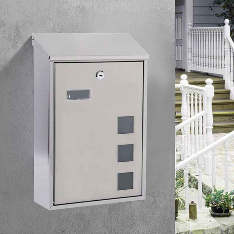 mailbox password lock household voting suggestion box complaint suggestion box community with lock wall  outdoor