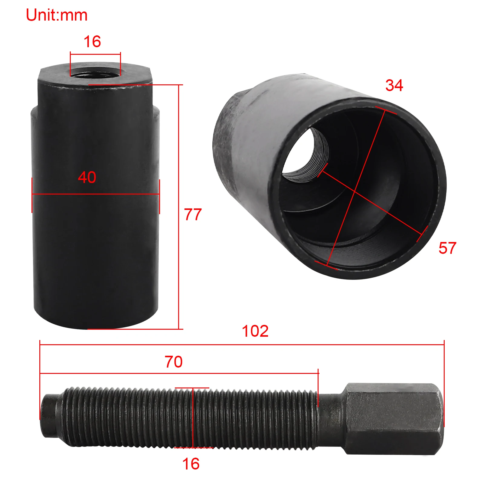 35mm Flywheel Puller Remover Tool for Yamaha Big Bear Raptor 350 YFM350 YFM450 YFM660 Grizzly 350 450 550 700 Kodiak 400