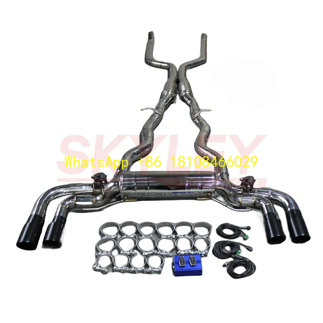 

Catback выхлопная система для Bmw M8 F91/f92/f93 4,4t 2017-2023 автомобильная выхлопная система Escape глушитель выхлопной трубы из нержавеющей стали