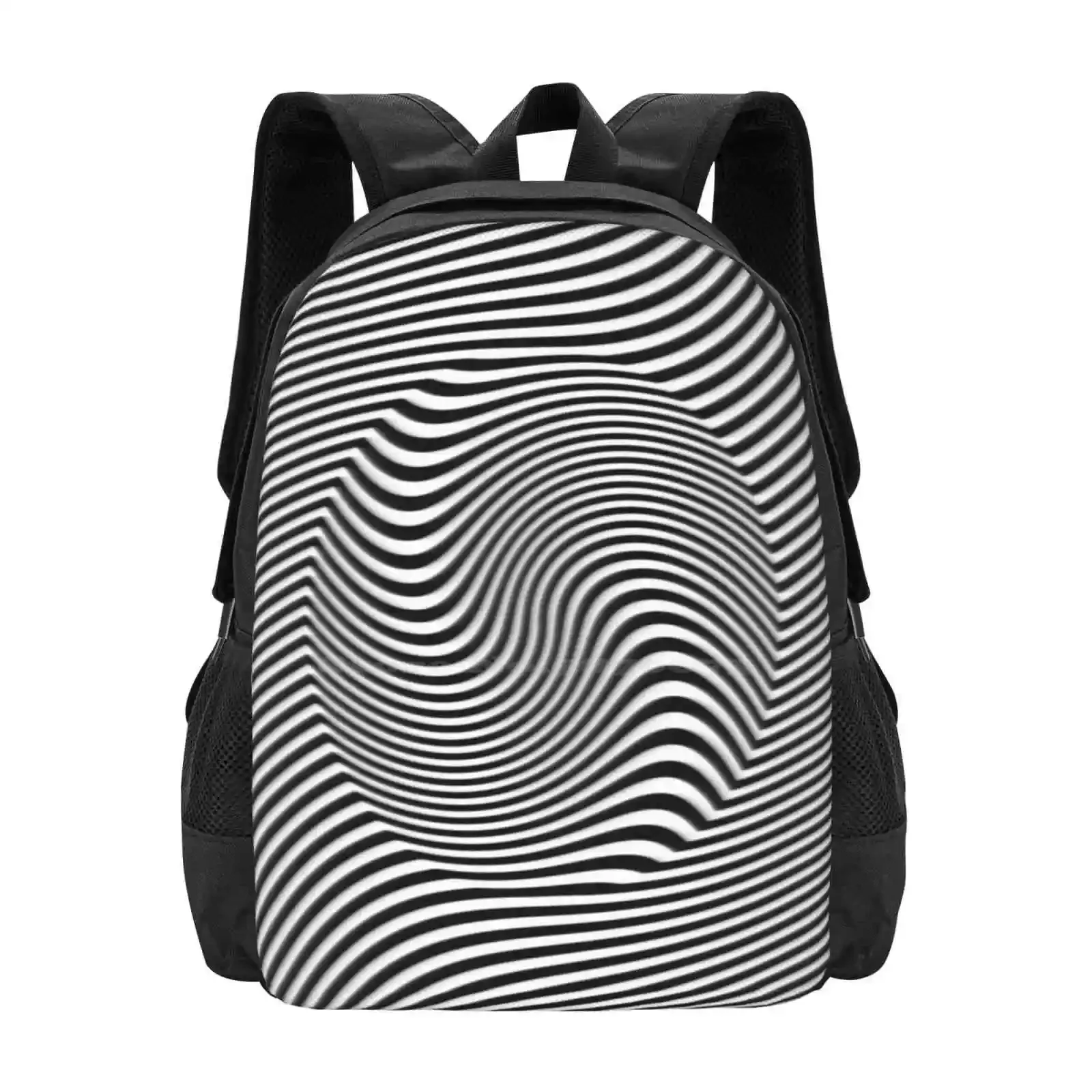 

Optical Illusion 1 Hot Sale Schoolbag Backpack Fashion Bags Optical Illusion Abstract Graphic Pattern Geometric Impossible 3D