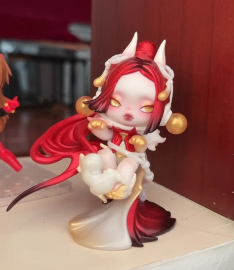 

POP MART SKULLPANDA Jiliang Collectible Figure Hang Card Ornament Desktop Decor Toy Gift For Anime Lovers And Figure Collectors