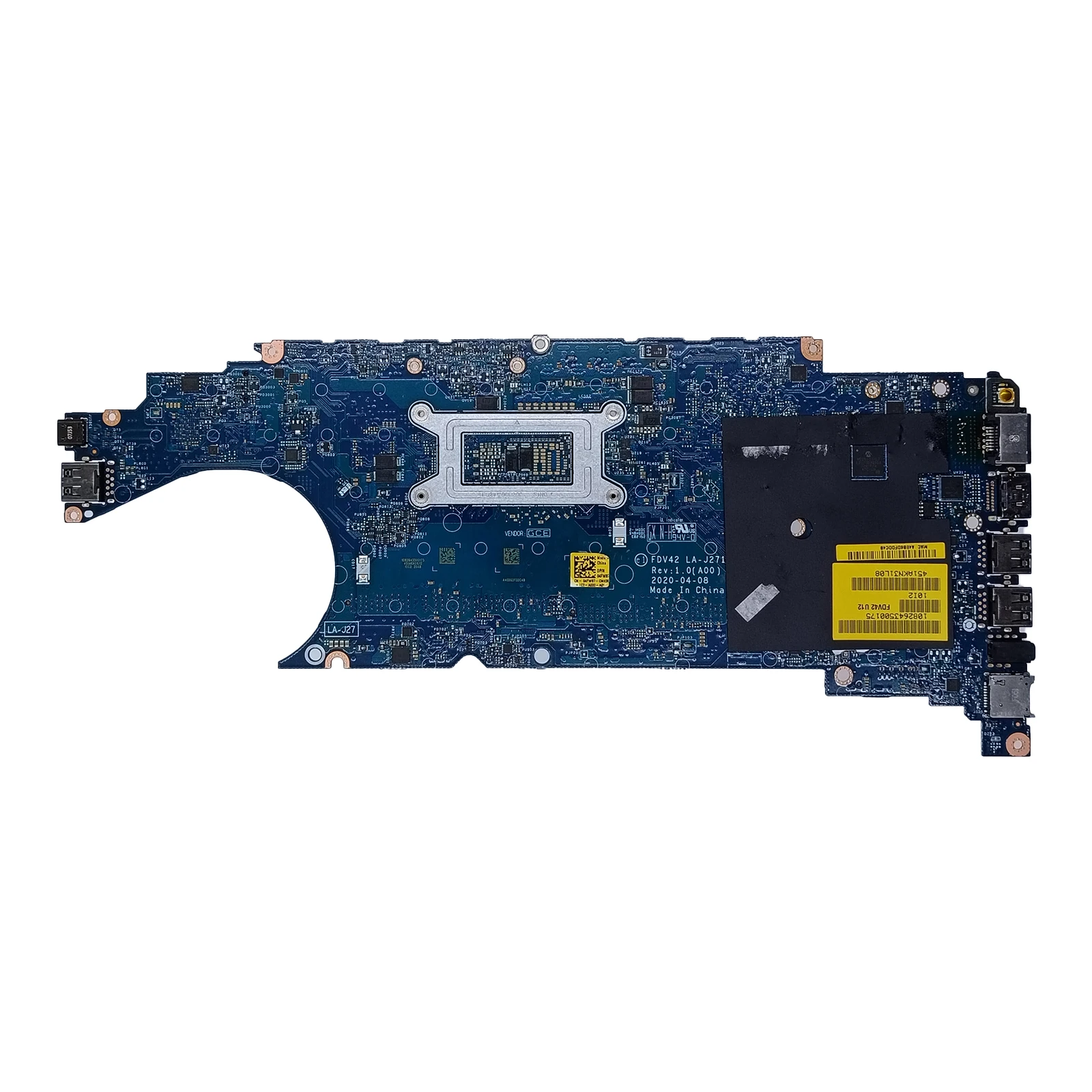 

04FW87 для ноутбука Dell Latitude 5411, материнская плата SRH8P i7-10850H, материнская плата FDV42 LA-J271P