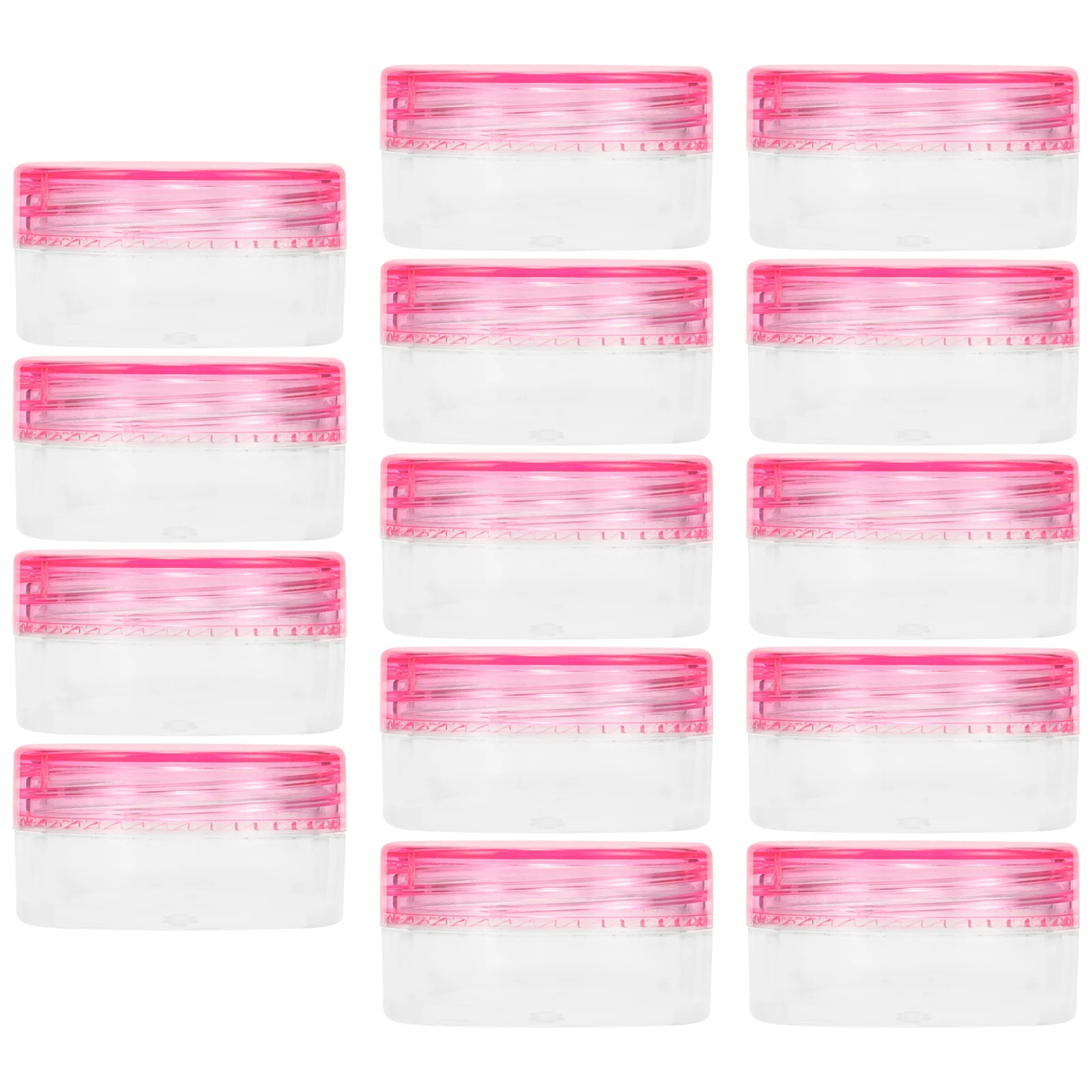 20 قطعة زجاجات كريم صغيرة فارغة حاويات السفر المحمولة إعادة الملء المسمار الموضوع الجرار للكريمات المستحضرات بلسم و