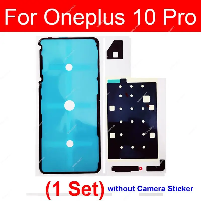 1 Set Back Battery Cover Sticker For Oneplus 1+ 10 Pro 10T 11 11R Back Battery Cover Camera Adhesive Sticker Tape