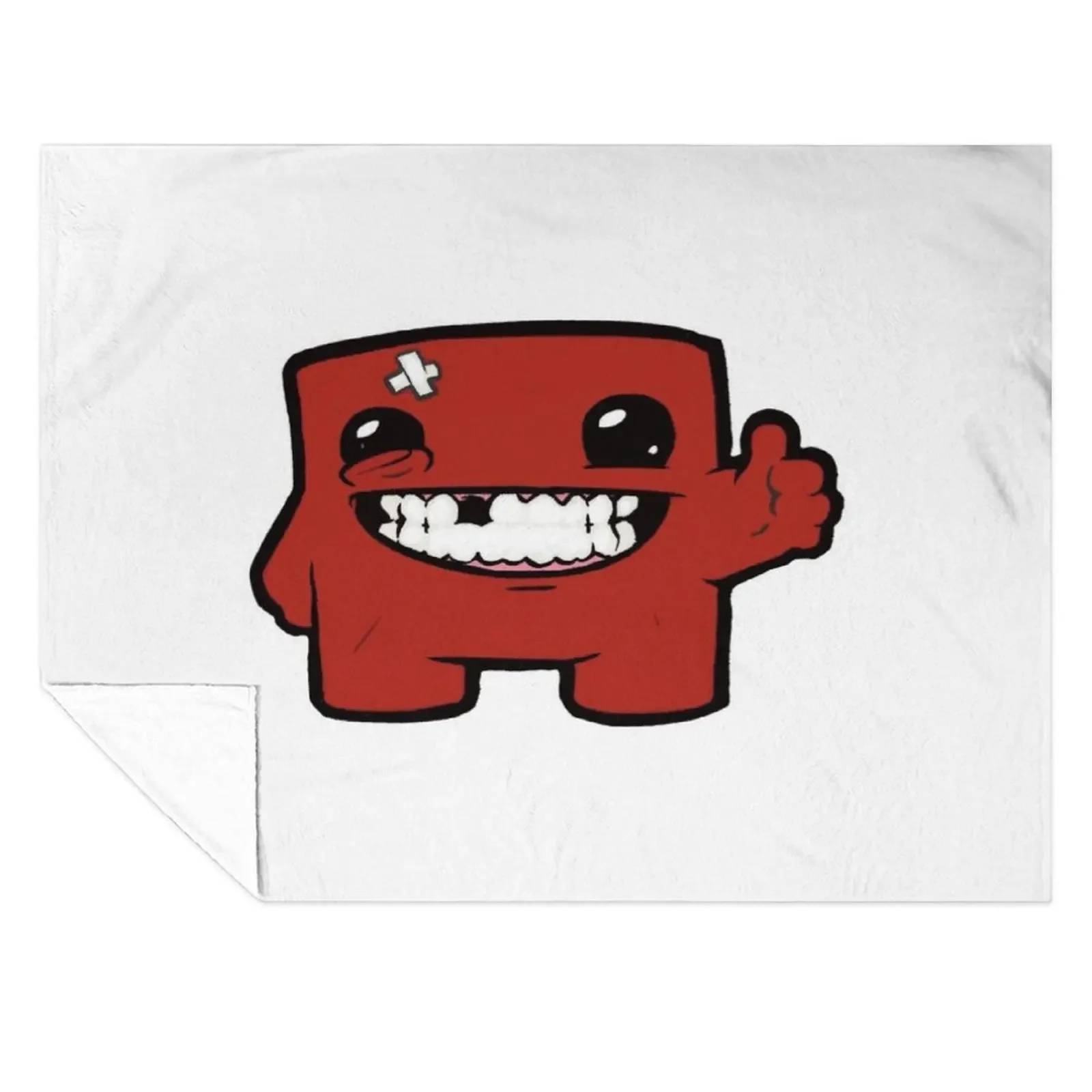 

super meat boy Throw Blanket Sofas Hairys Kid'S Sleeping Bag Blankets