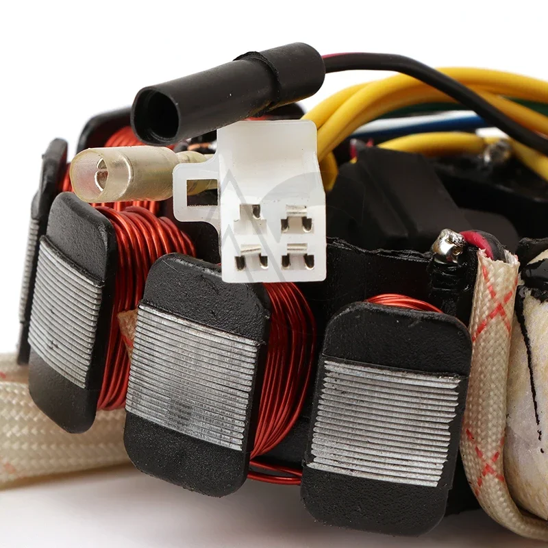 Motorcycle Parts GY6-125 Generator Magneto Ignition Stator Coil 11 Pole Suitable for 125cc 150cc Scooter ATV Kart