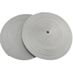 30m/lot Ultra high molecular weight polyethylene UHMWPE webbing anti cutting wear-resistant safety Ribbon Grey( 25mm*1mm)