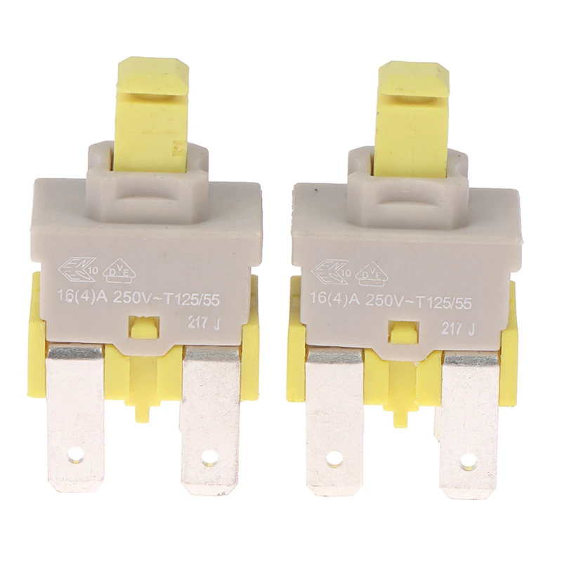 E-Switch PA512C Self-locking Switch 4pin Dishwasher Vacuum Cleaner Power Button