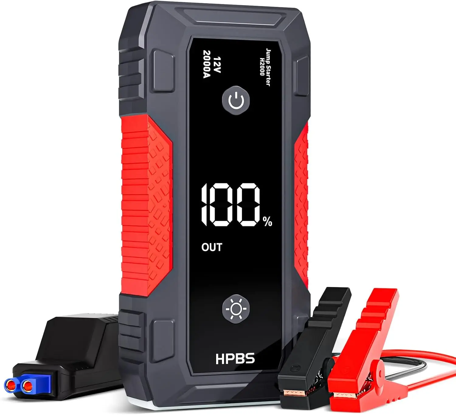 2000A Jump Starter Battery Pack for Up to 8L Gas 6.5L Diesel Engines,12V Portable Car Battery Jump Starter Box 3.0