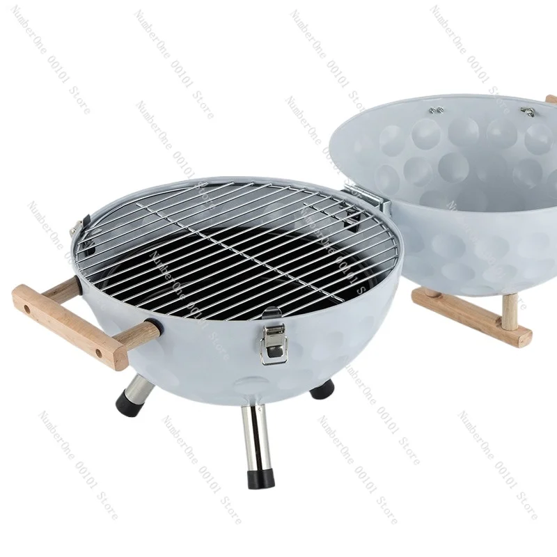 

14-inch Portable Golf Ball Grill, Charcoal BBQ Outdoor Camping Grill, Factory Direct BBQ Equipment Perfect Outdoor Grilling BBQs