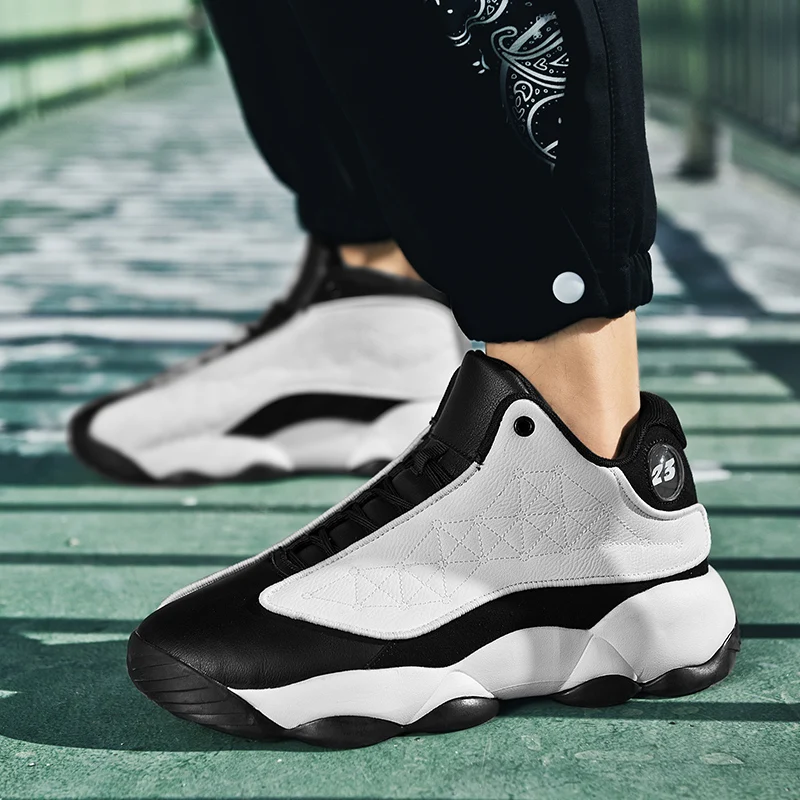 

Four Seasons New High Top Men's Shoes Breathable Trendy Versatile Sneakers Sports Student Sports Casual Basketball Trendy Shoes