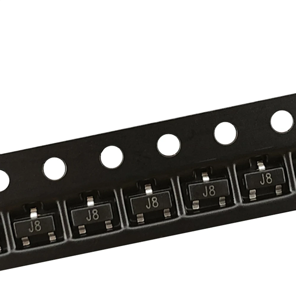 Transistor de Signal S9018 SOT-23 SMD NPN (marquage J8), 100 pièces