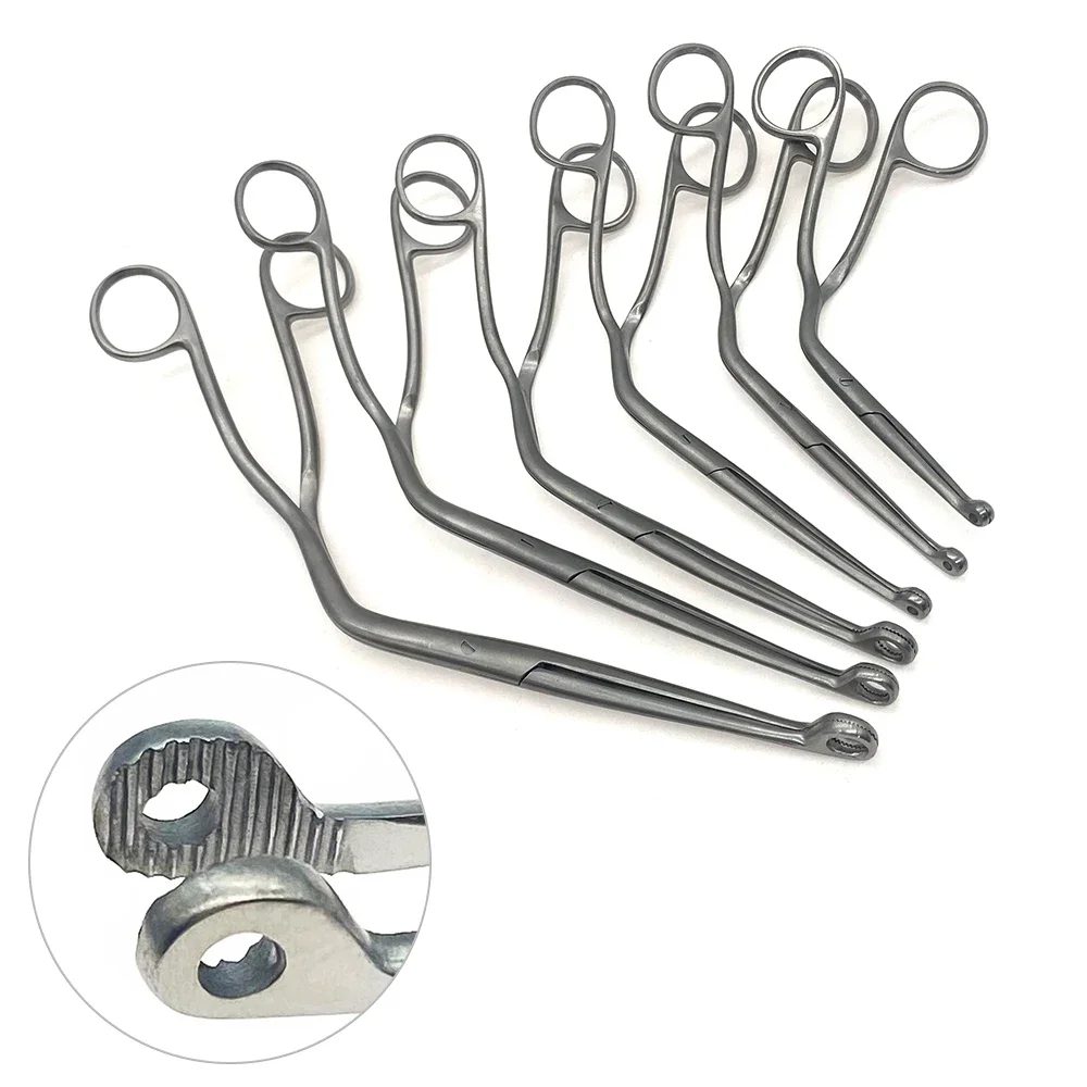 Instrumentos quirúrgicos de plástico, 1 Uds., pinzas Magill, pinzas laríngeas