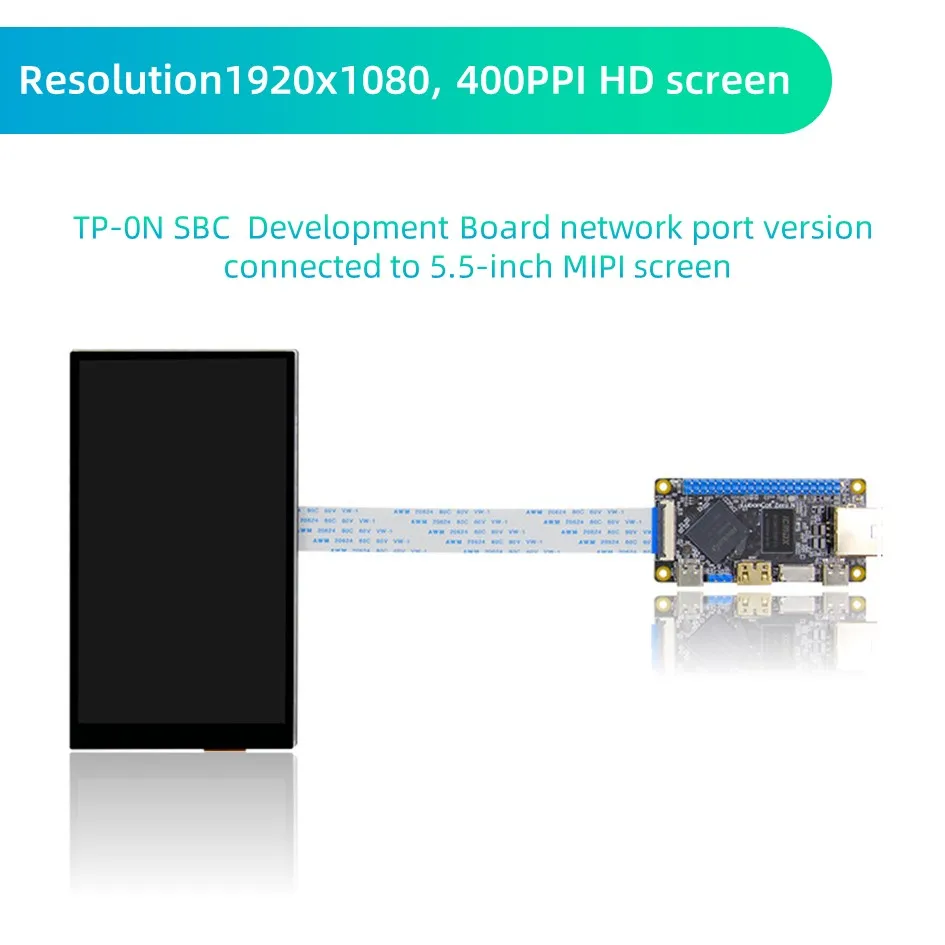 5.5 Inch 1920X1080 MIPI Interface 5-point Touch Color Depth 24-bit RGB888 Display HDMI Screen TFT LCD Modules for SBC Computer