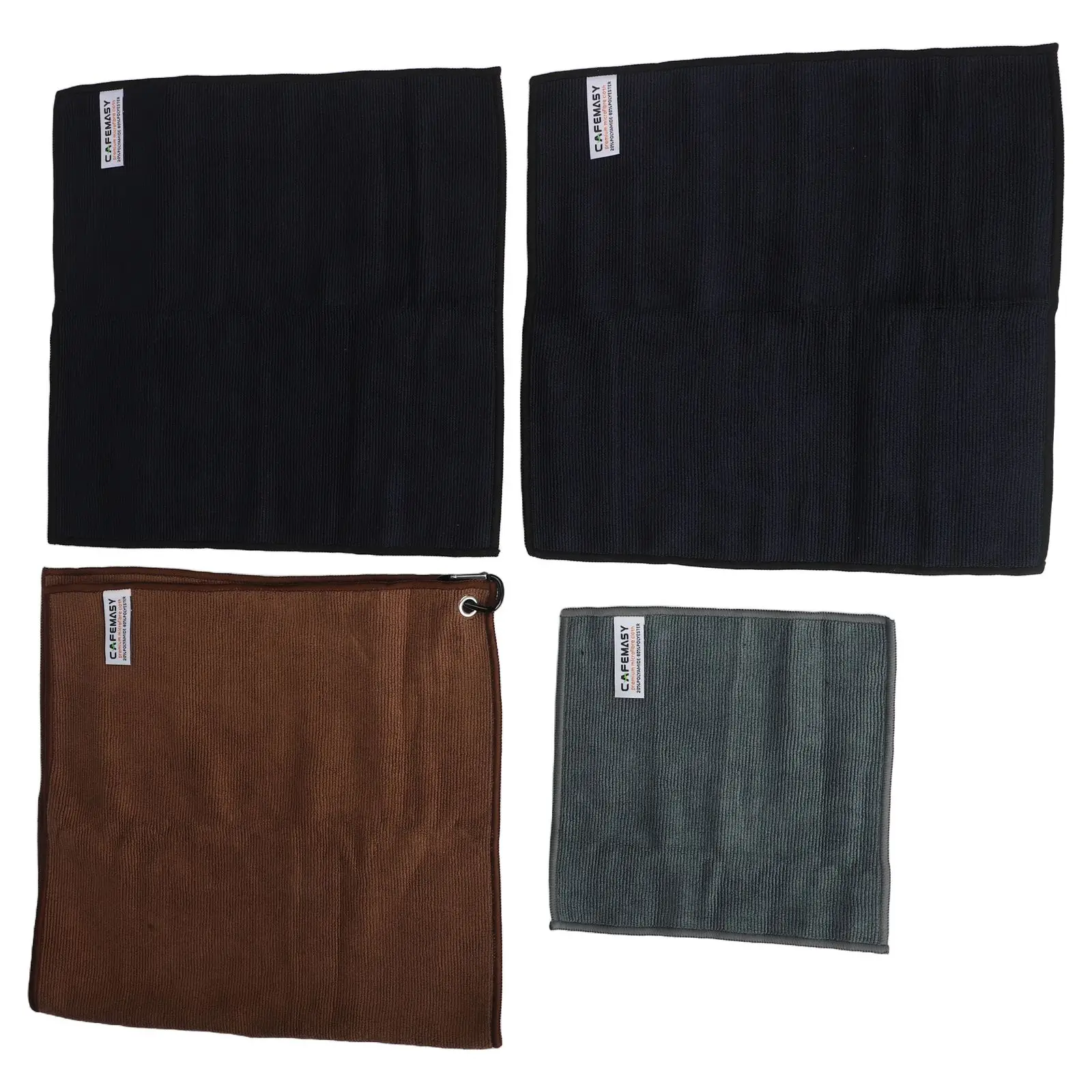30x30cm Microfibre Cloths Microfiber Cleaning Towels For Coffee Compact Design Easy Maintenance Effortless Cleaning