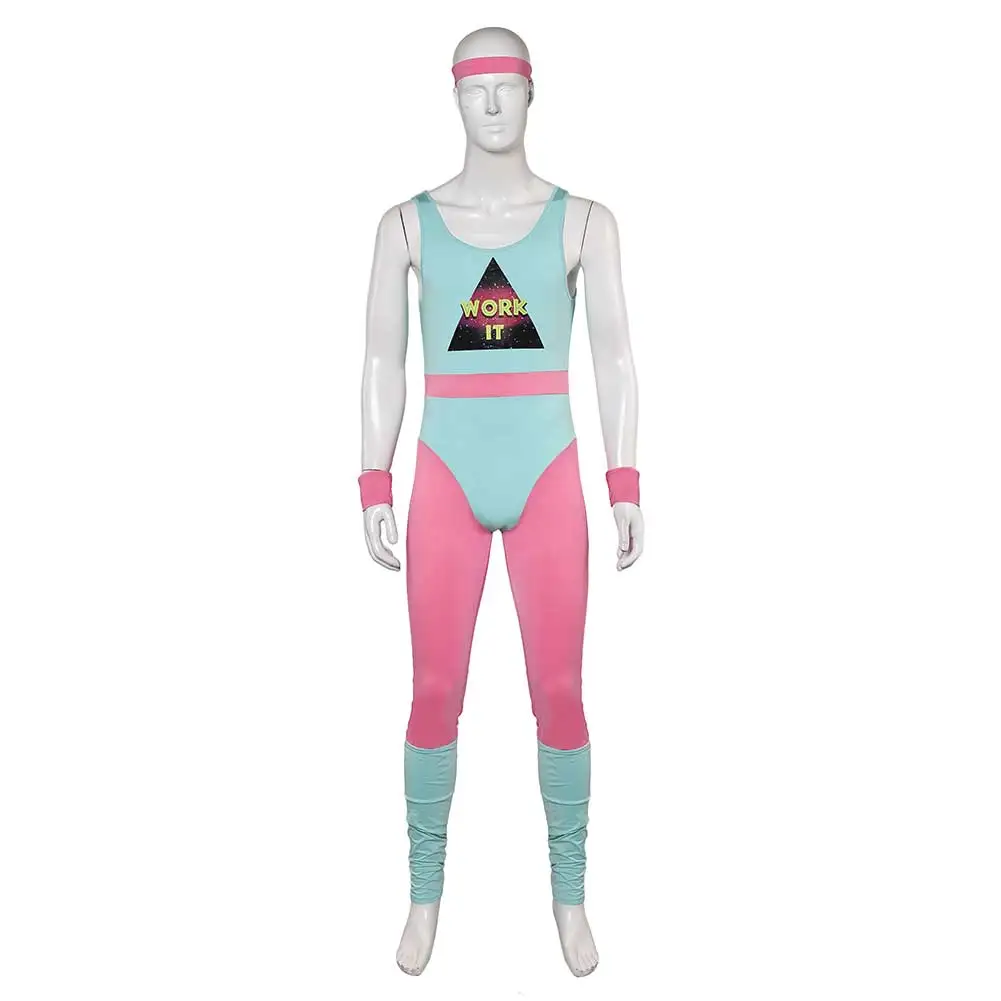 Trajes de treino para homens e mulheres, exercício anos 80, Trajes de ginástica Cosplay, Trajes de ginástica, roupas Halloween, adulto