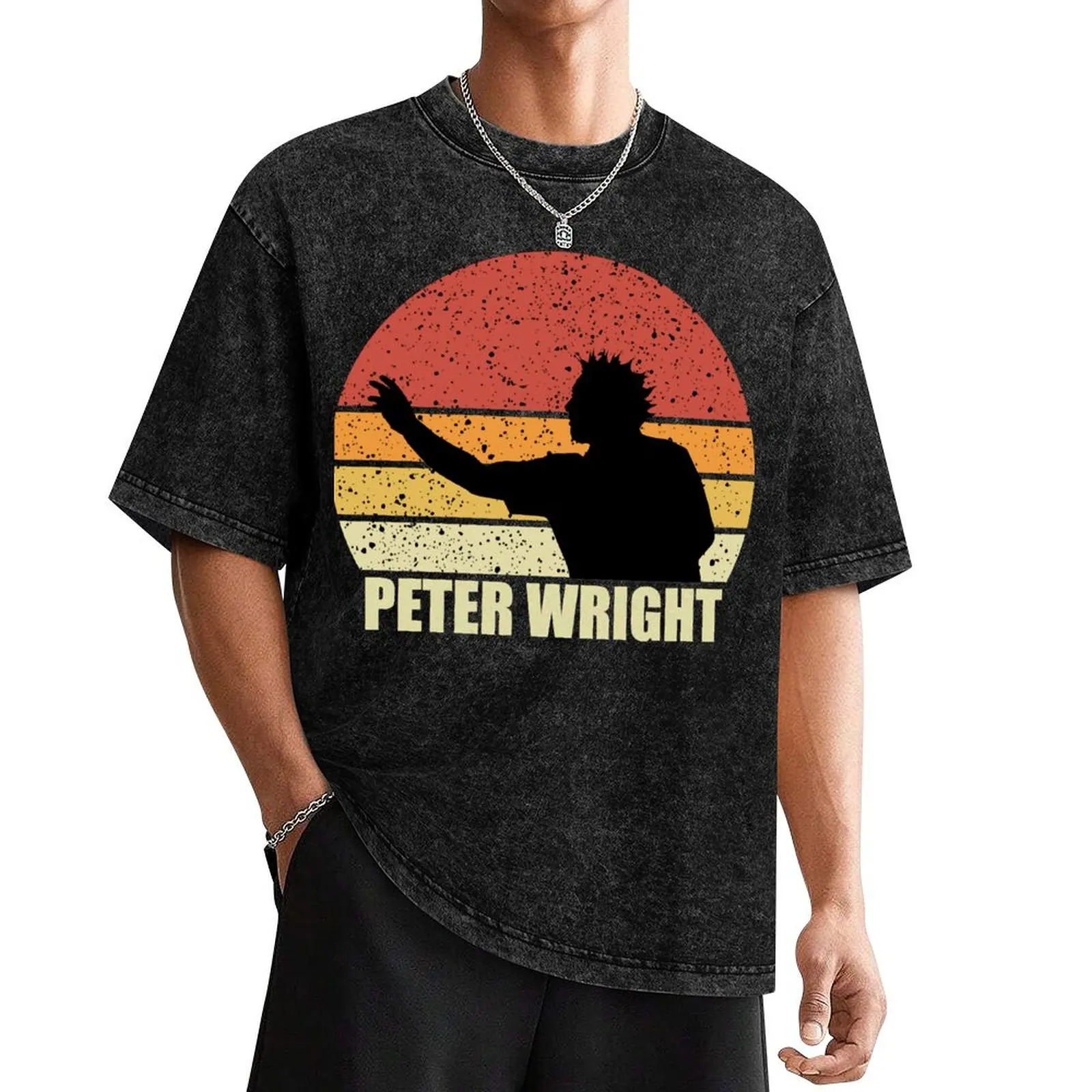 

Darts - Peter Wright T-Shirt customs basketball graphic tees korean fashion blacks t shirts for men