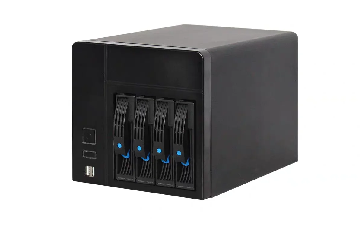 4-bay NAS Storage Desktop Office Computer Server ITX Interstellar Snail Hot Swappable Chassis