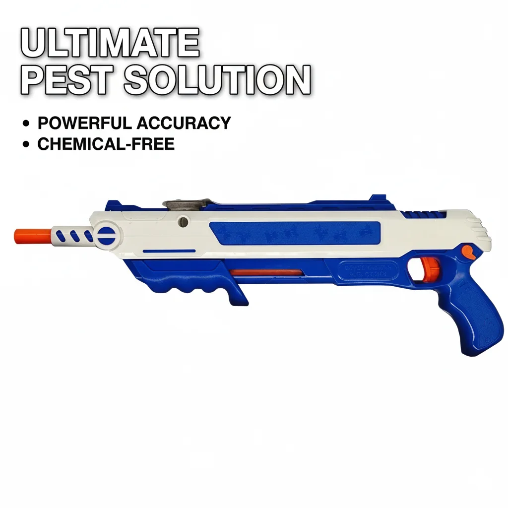 Salt Shooting Toy Fly Killer Manual Accurate Aiming Pest Control Tool Indoor Simulation Game Toy For Adults Kids Home Use