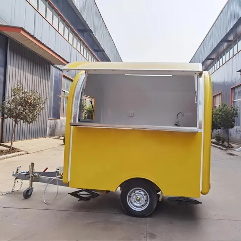 

Full Customizable Food Trailer Commercial Kitchen on Wheels for Catering Service and Outdoor Events Easy To Tow Affordable Price