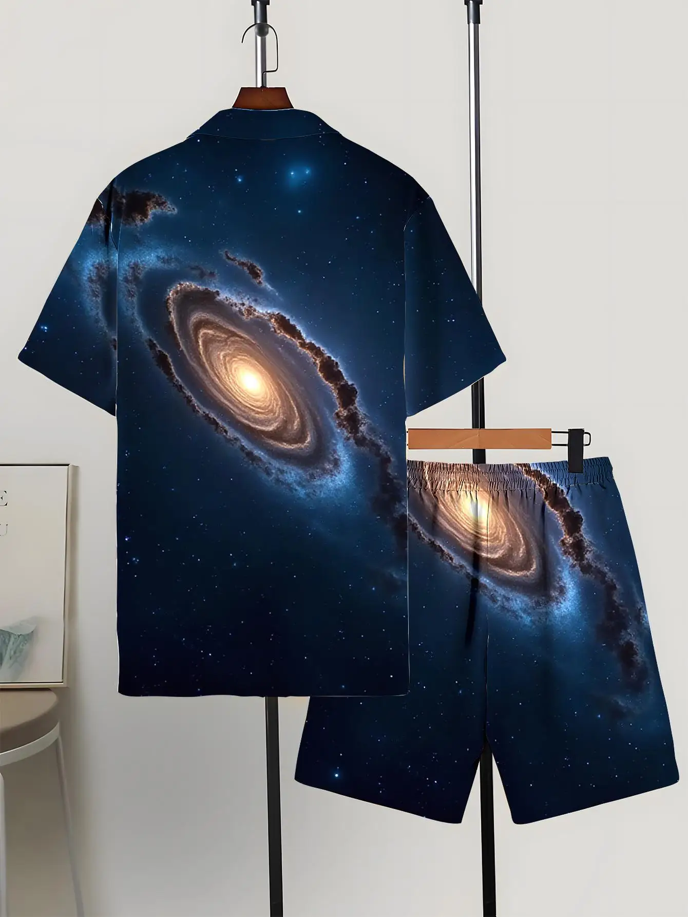 Conjuntos de Camiseta y Pantalón para Hombre, Primavera/Verano 2026, Traje Deportivo, Conjunto de 2 Piezas con Estampado 3D