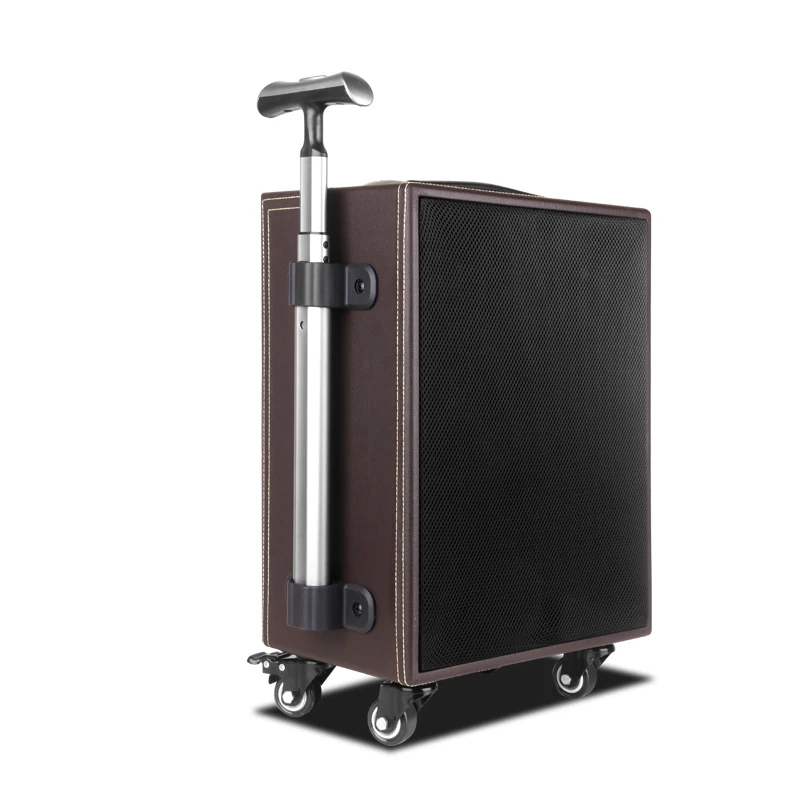 Outdoor Drawbar Speakers Portable LoudSpeaker Bluetooth Subwoofer Audio Music Sound Equipment Amplifiers Speaker Player Active