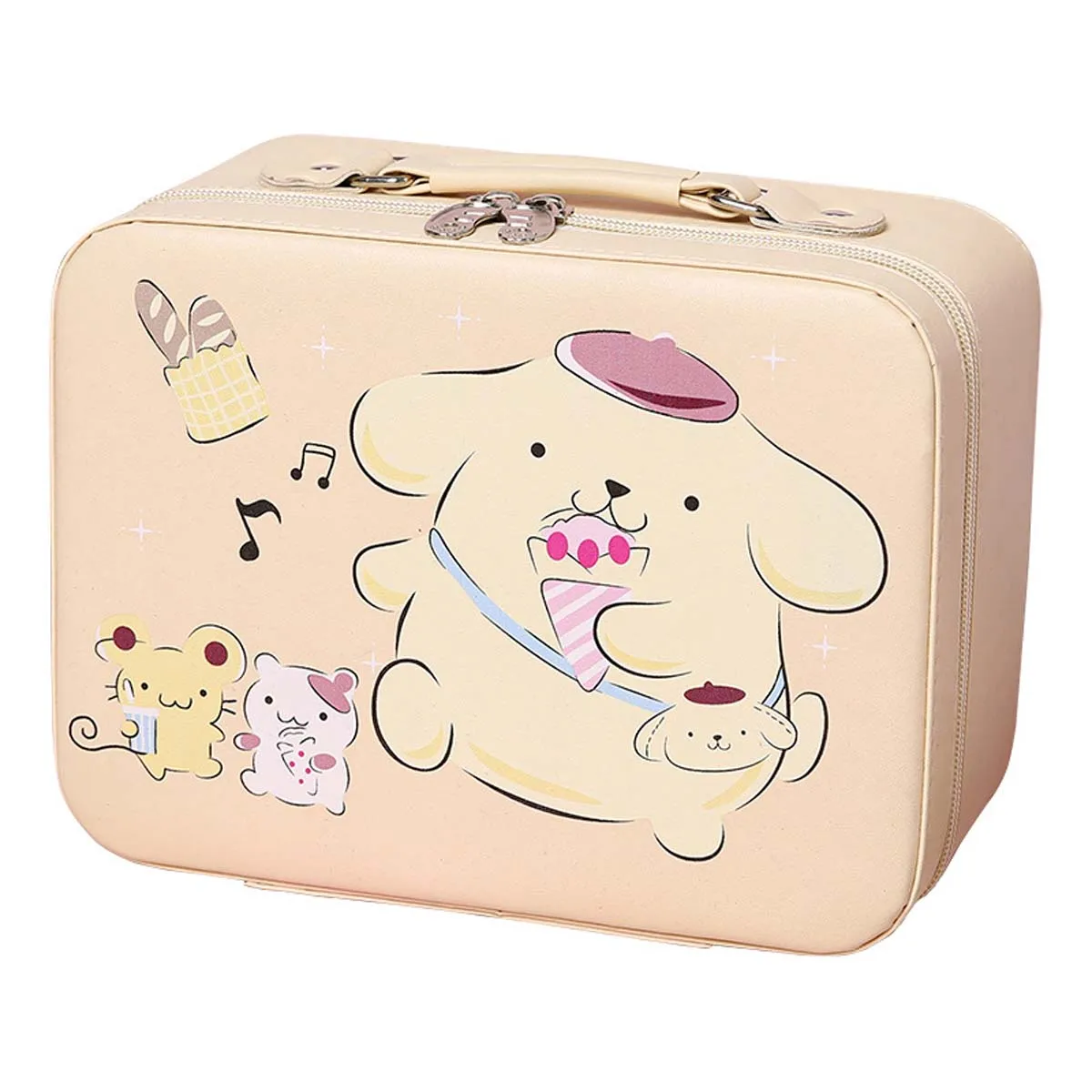 Instagram wind super hot makeup bag Portable travel large capacity girl heart cute suitcase Japanese Korean multi-functional