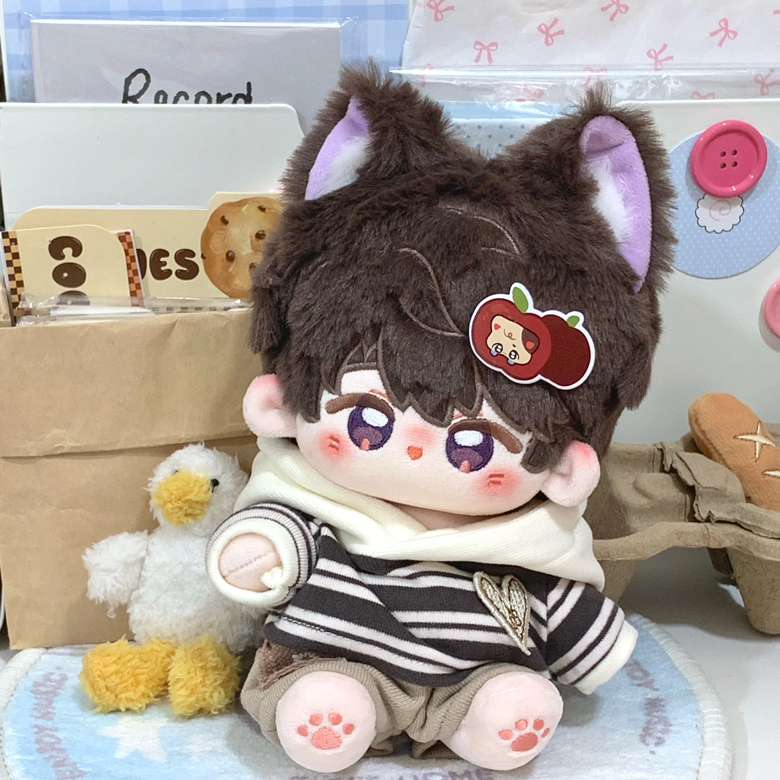 20cm Love and Deep Space Kawaii Doll Rafayel Xavier Zayne Caleb Sylus Attribute Game Character Model Dress up Anime Figures Toy