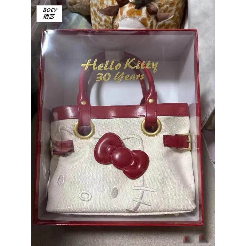 

Hello Kitty Bag Anime Peripheral High-capacity Cartoon Fashion Delicate Handbag Personality Cute Single Shoulder Bag Y2k