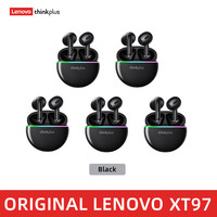1/2/5pcs Lenovo XT97 TWS Earphones Wireless Bluetooth 5.2 Sport Noise Reduction Headphones Touch Control Colorful Light Earbuds