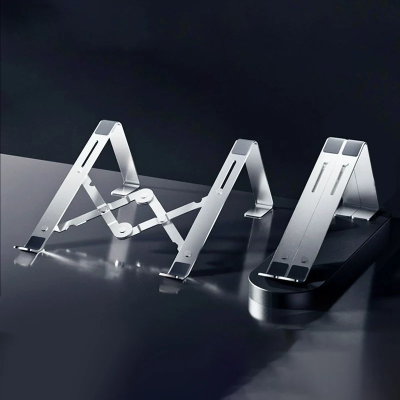 Metal Foldable Laptop Stand Portable Notebook Bracket Support Tablet Stand Heat Dissipation Heightening Rack Laptop Holder