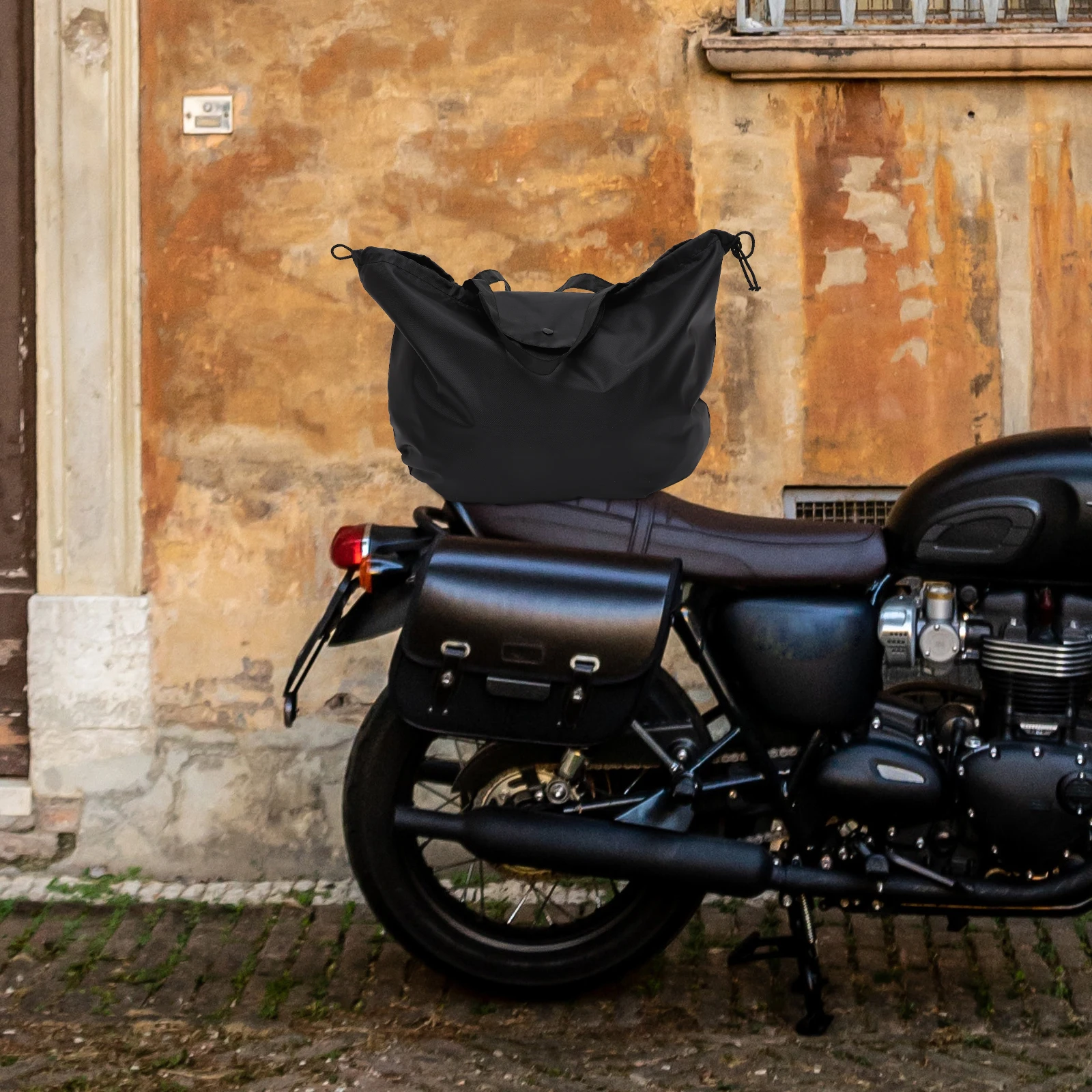 

Hard Hat Storage Bag Motorcycle Wear-resistant Pouch Polyester Travel Durable Long-term Use Practical Carrier Dustproof