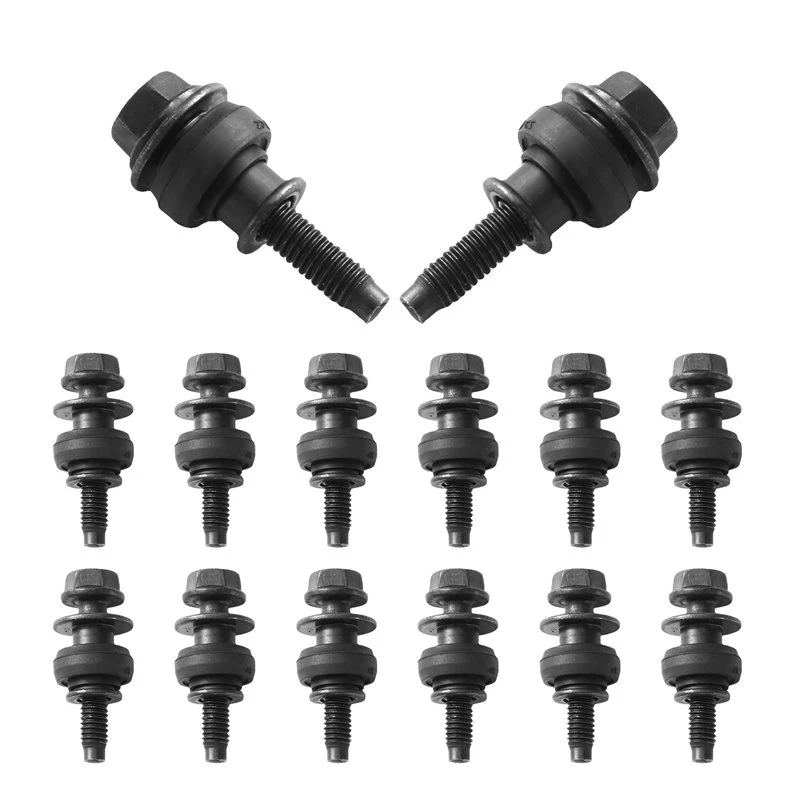A76I-Engine Valve Cover Screw 14Pcs/Set 06B103831E 06B103831J For Audi A4 VW Golf Beetle Jetta Passat Tiguan Rabbit