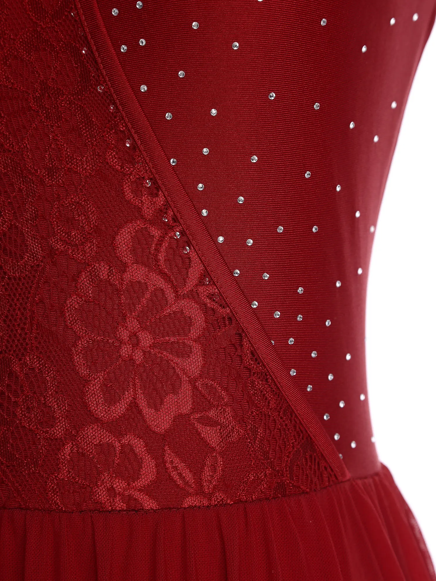 المرأة الحديثة أداء الرقص الغنائي زي الأزهار الدانتيل الراين يوتار فستان للفالس اللاتينية تشا تشا الباليه التزلج