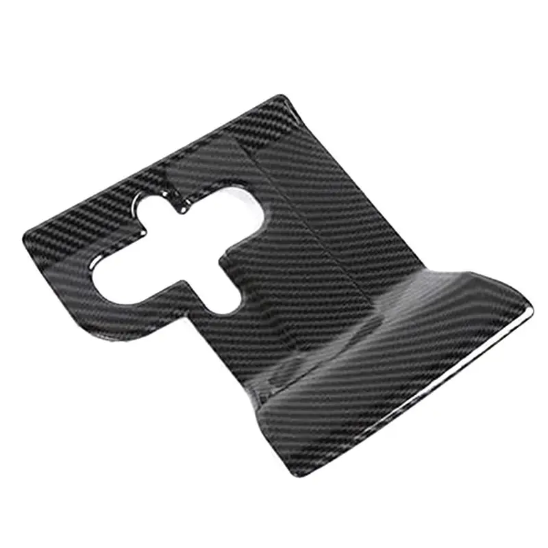

Carbon Fiber Engine Hood Lock Protection Cover Trim For Dodge Challenger 2009-2021
