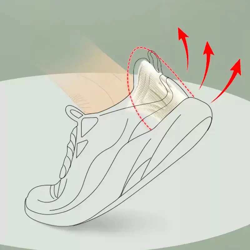 Heel Insoles for Feet Patch Heel Pads for Sports Shoes Adjustable Size Non-slip Shoe Pad Heel Protector Back Sticker image 6