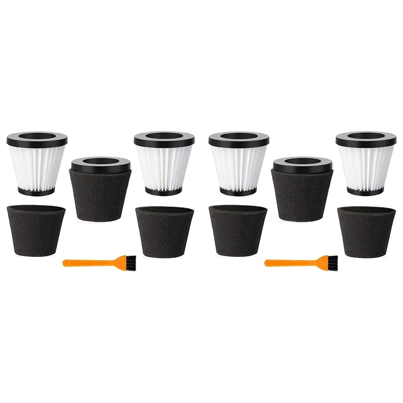 KEOL-2Set 교체 필터는 Dirt Devil Scorpion 휴대용 진공 청소기 스타일 F117과 호환 가능, 부품 AD40117과 비교