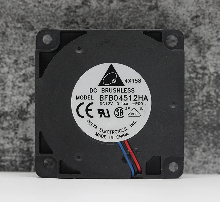 Delta BFB04512HA -ROO 4.5CM 3D Printer Turbine Fan Drum Wind Machine 12V 0.14A Cooling Fan  Cooler 45x45x10mm