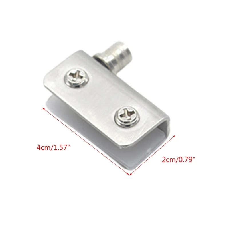 Glass Door Hinge Stainless Steel Frameless Shower Door Hinge Easy Install Dropship image 6