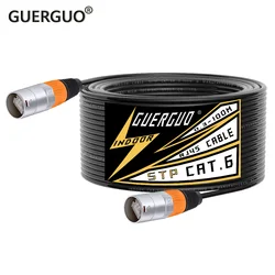 0.3M-100M CAT6/CAT6A RJ45 Stage Ethernet Extension Shielded Cable Outdoor&Indoor LAN Network STP/SFTP Cable with Zinc Alloy Plug