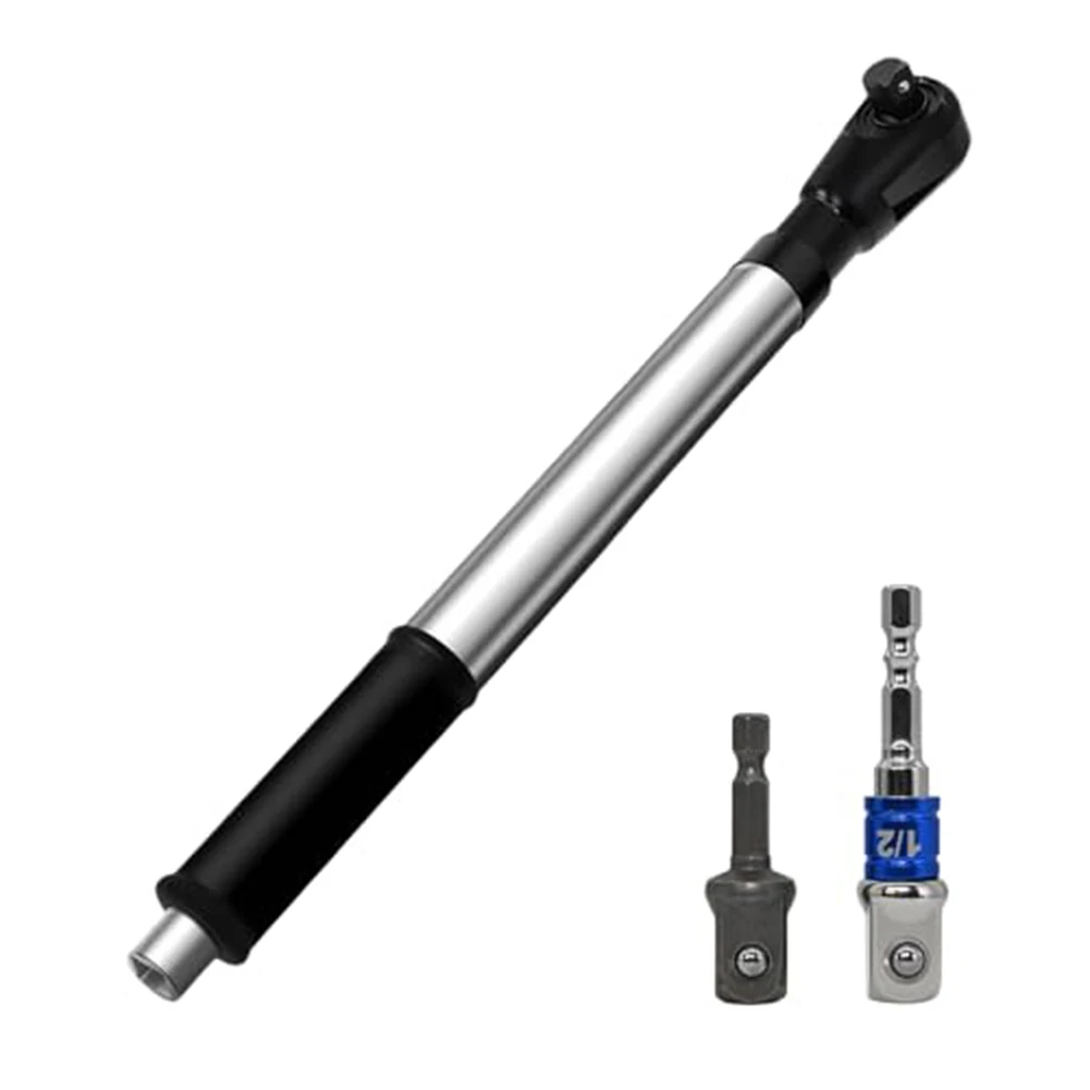 Mechanics Tool Automatic Hand Wrench 16.93 Inches Length Automatic Wrench Extender Tool Designed For Tight Spaces