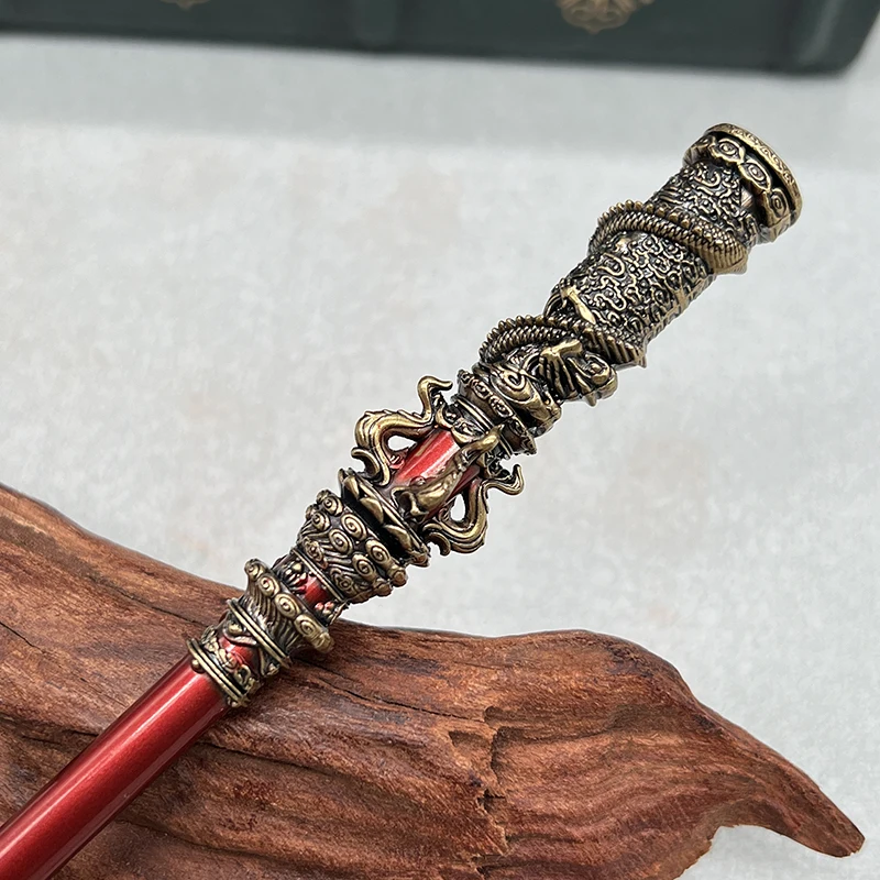 Black Myth: Wukong Ruyi Jingu Bang, chinesischer Metallstab, Spielreplika, Waffenmodell, Schnitzerei, Kunsthandwerk, Sammlerstück, Dekoration, Spielzeug für Jungen, Dropshipping, Großhandel, heißer Verkauf, Geschenke – Detail 4