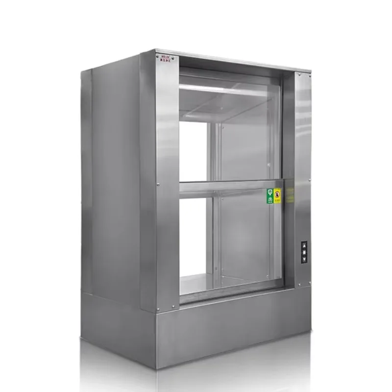 Stainless steel custom lift doors and windows through cabinet electrical through box