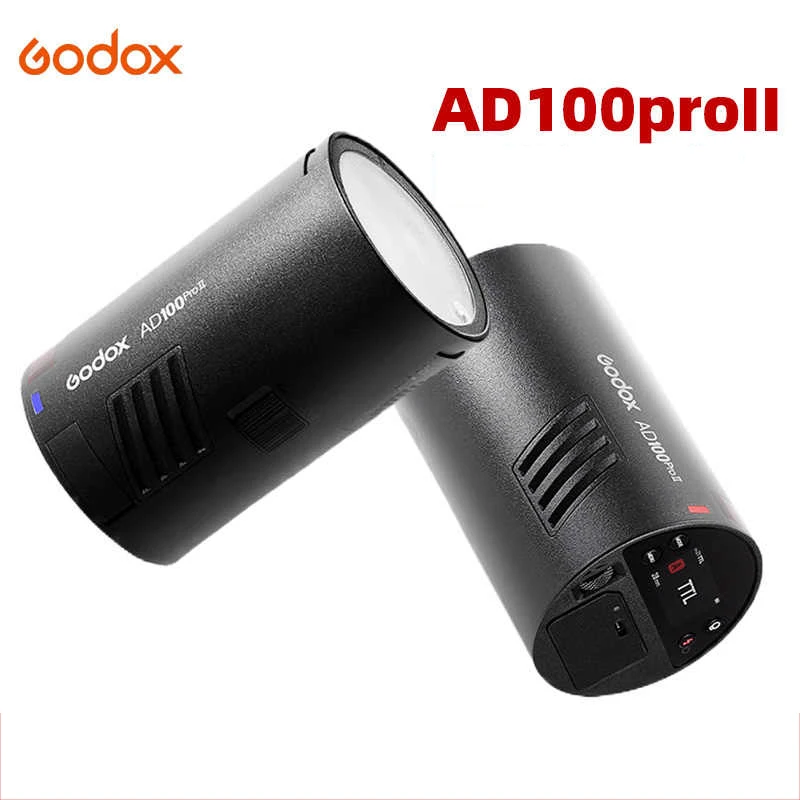 Godox AD100Pro II 100Ws 1/8000s HSS TTL Mode Strobe Pocket Flash for Outdoor Photography